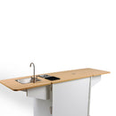 Klassy Kart Collapsible Mobile Coffee Bar Cart