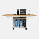Klassy Kart Collapsible Mobile Coffee Bar Cart