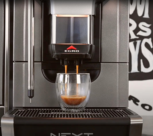 Rancilio Egro Next Top Milk Super Automatic Espresso Machine with Milk Fridge