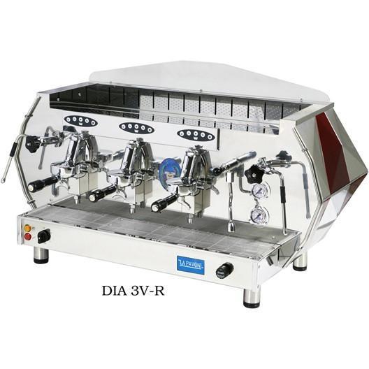 La Pavoni Bar-Star 2 Group Volumetric Commercial | Espresso Machine, Red