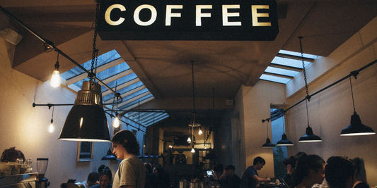 busy coffee shop