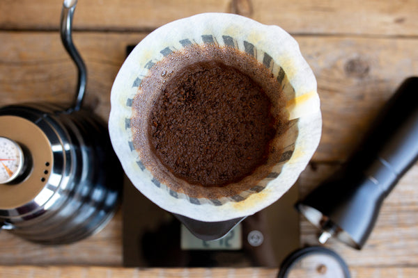 coffee filter and pour over