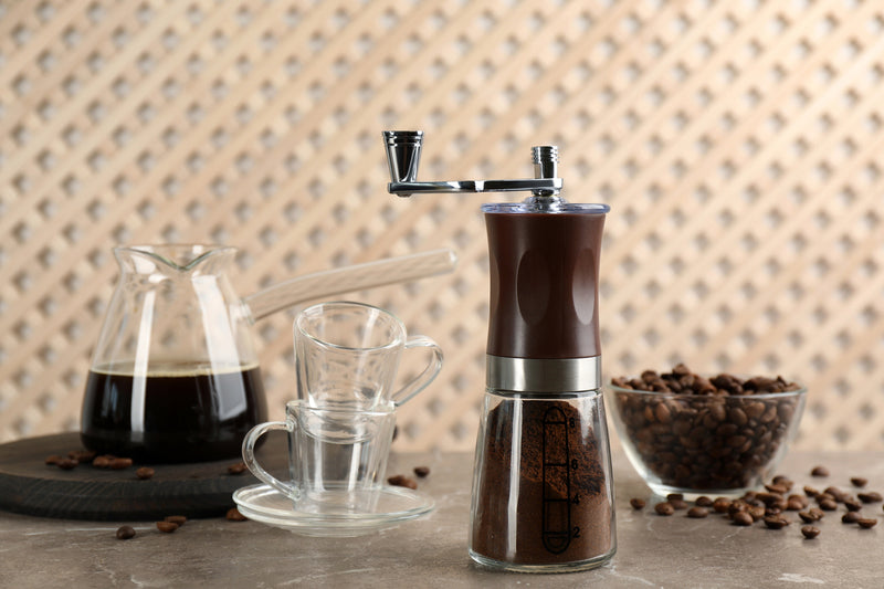 coffee grinder with other coffee making gadgets