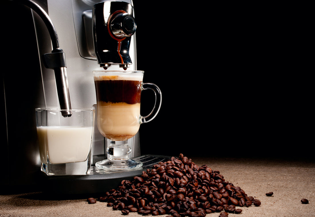 coffee maker with milk