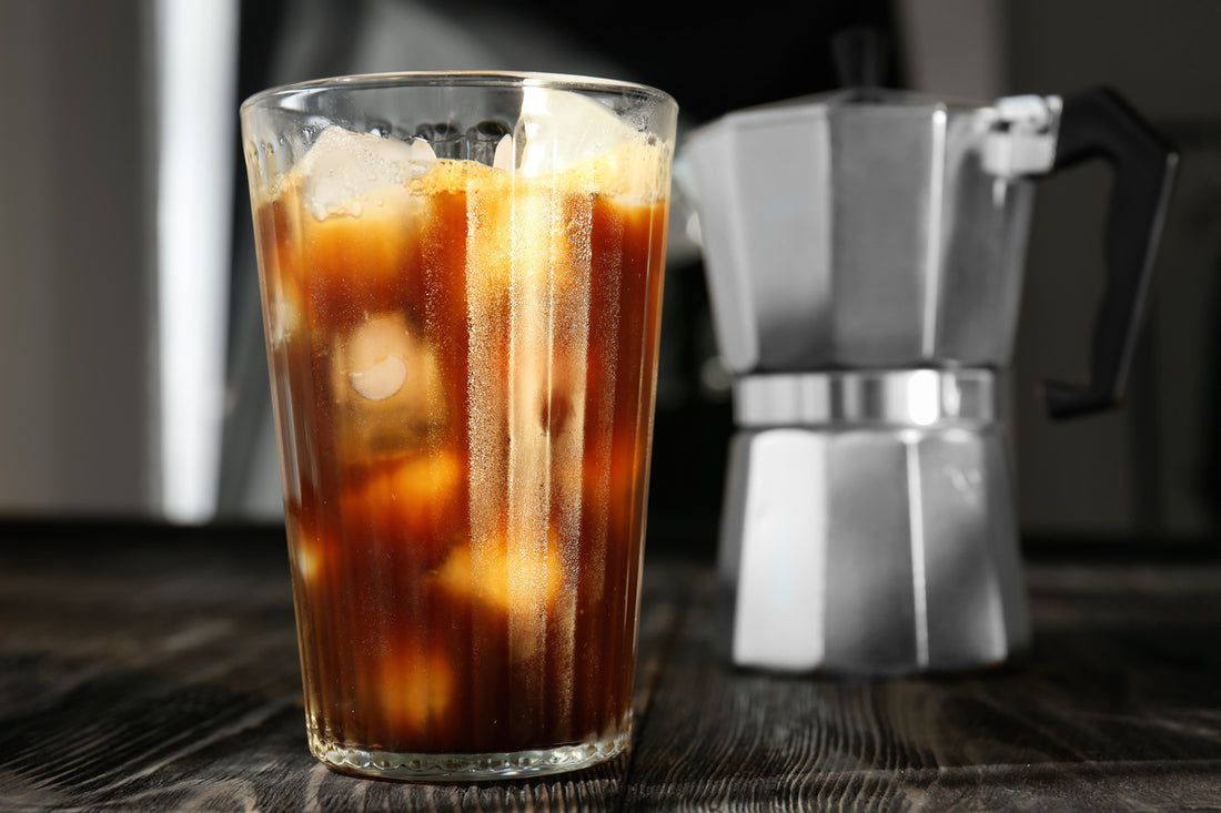 cold brew coffee with percolator