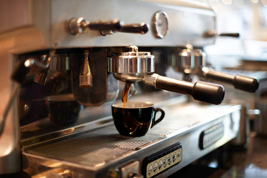 espresso being filled
