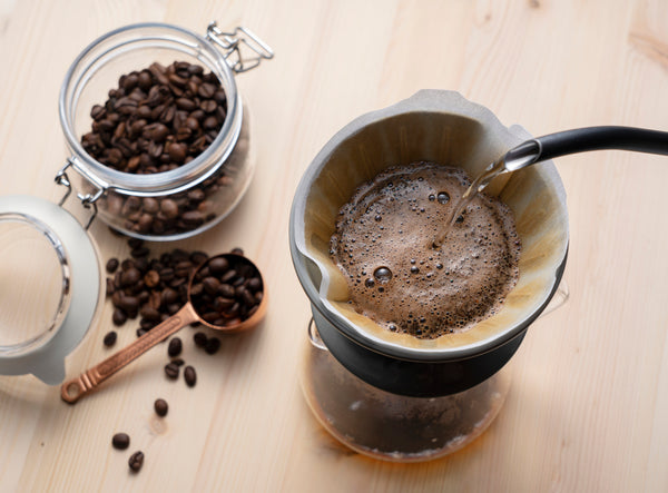 filter plastic with beans