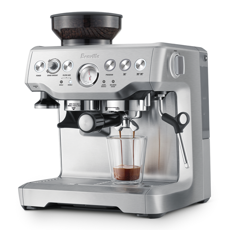  Breville Barista Express Espresso Machine, Brushed Stainless  Steel, BES870XL, Large: Semi Automatic Pump Espresso Machines: Home &  Kitchen
