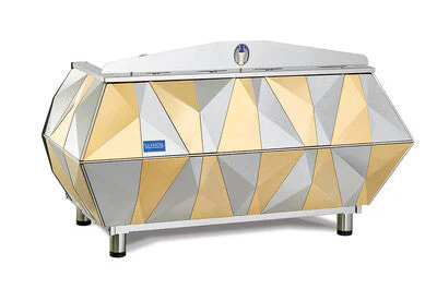 La Pavoni Diamate 3 Group Volumetric, Commercial Espresso Machine GOLD - Majesty Coffee