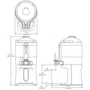 GEN3 1Gal (3.8L) ThermoFresh® Mech Sight Gauge Server w/Base  44000.0200