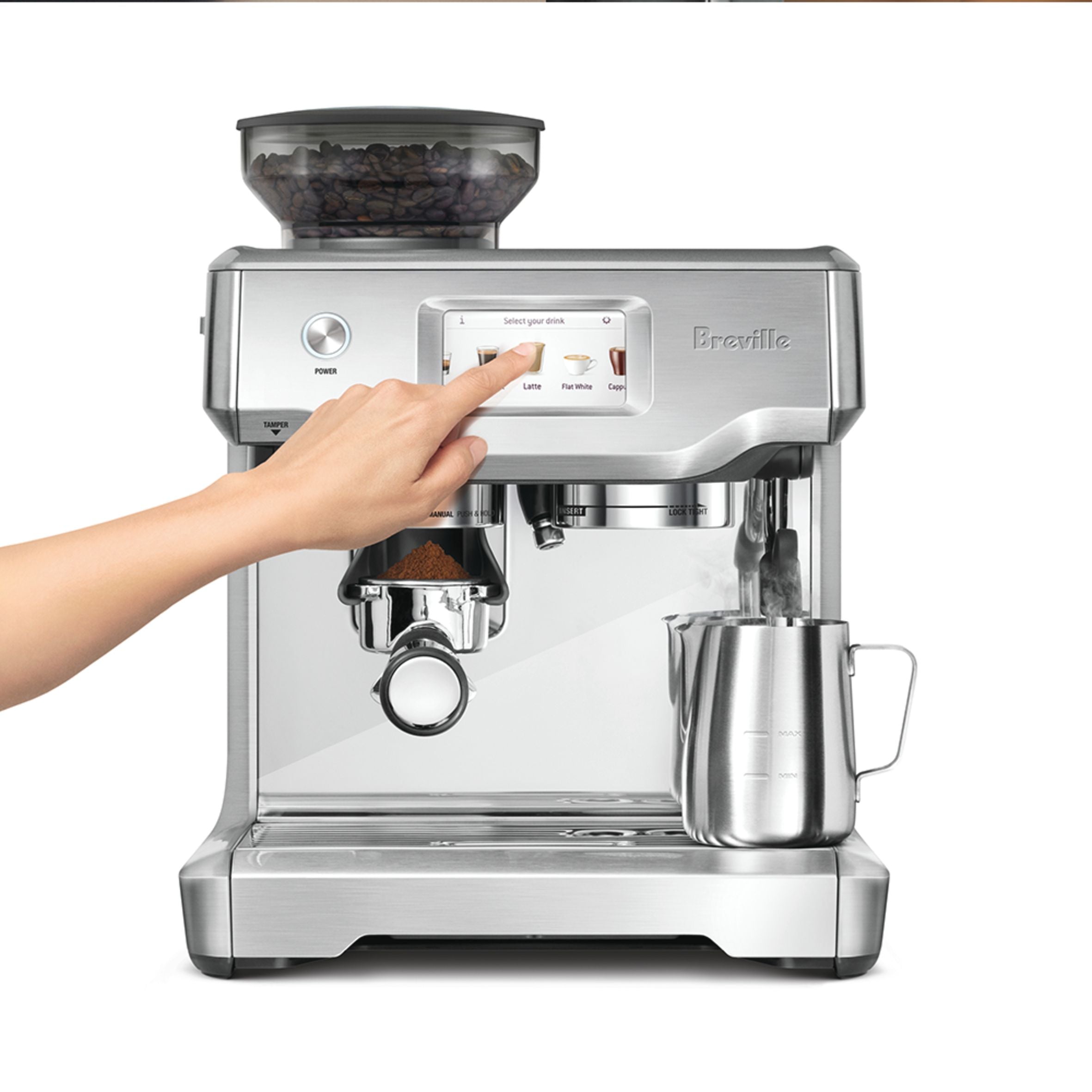 Breville Barista Touch Impress Espresso Machine Brushed Stainless Steel  BES881BSS1BNA1 - Best Buy