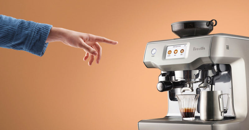 SAGE Barista Touch coffee machine with digital touch screen