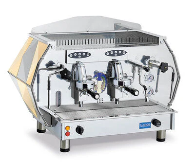 La Pavoni Diamate 2 Group Volumetric, Commercial Espresso Machine GOLD - Majesty Coffee