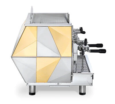 La Pavoni Diamate 2 Group Volumetric, Commercial Espresso Machine GOLD - Majesty Coffee