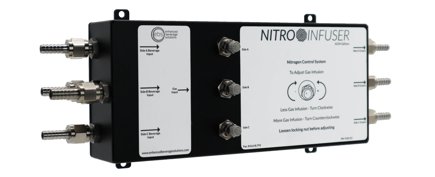 EBS Nitro Infuser AGM Advanced Gas Management - Triple
