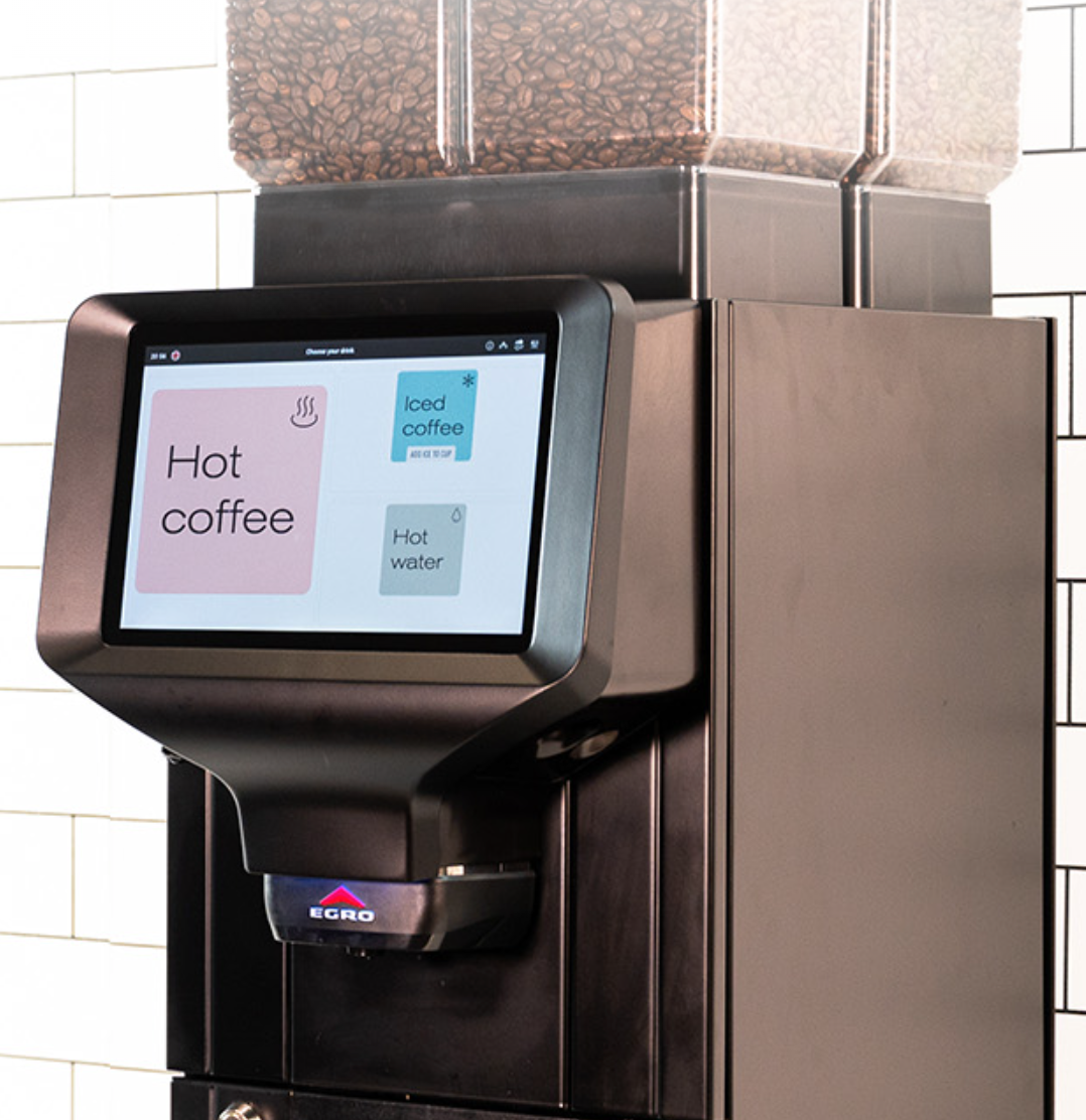 Rancilio Egro Touch Coffee Super Automatic Espresso Machine - 2 Hopper Configuration