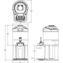 BUNN Dual BrewWISE ThermoFresh DBC 120/240V Brewer w/Funnel Locks