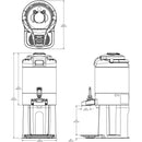 BUNN Dual BrewWISE ThermoFresh DBC 120/240V Brewer w/Funnel Locks  34600.0000