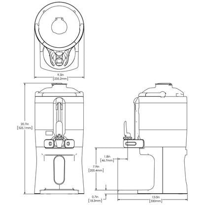 BUNN ICB Infusion Series Coffee Brewer-Dual Volt Tall 120V  53100.0101