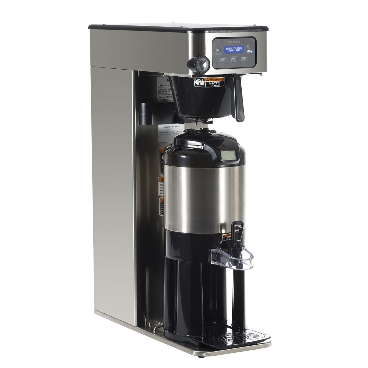 BUNN ITCB Infusion Series Tea and Coffee Brewer Dual Volt High Volume  52300.0100