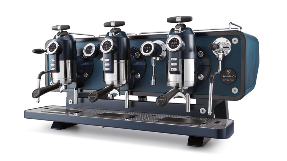 Sanremo 2 & 3 Group Opera 2.0 Black – Absolute Espresso Plus