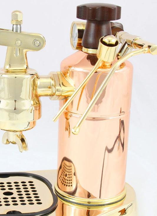 La Pavoni, Professional Copper /Brass Espresso Machine PB-16 - Majesty Coffee