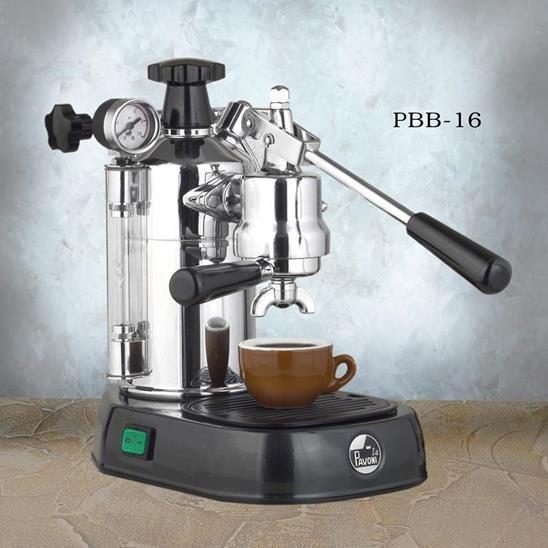 La Pavoni Professional Black Base Espresso Machine PBB-16 - Majesty Coffee