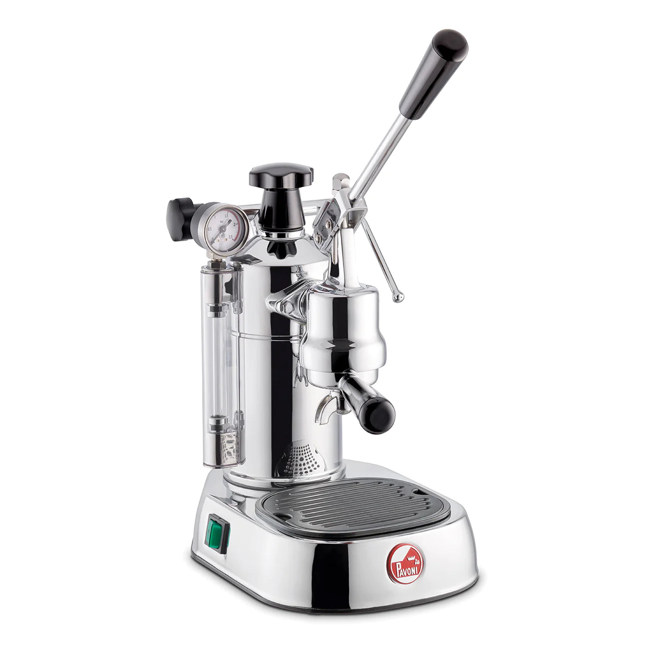 La Pavoni Professional Chrome Espresso Machine PC-16 - Majesty Coffee