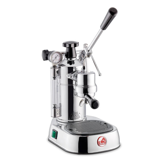 La Pavoni Professional Chrome Espresso Machine PC-16 - Majesty Coffee