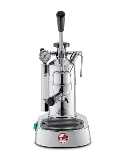 La Pavoni Professional Chrome Espresso Machine PC-16 - Majesty Coffee