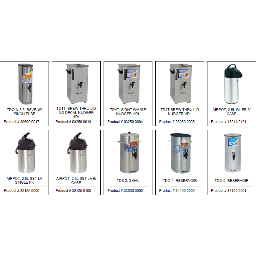 BUNN ITCB Infusion Series Tea and Coffee Brewer Dual Volt High Volume  52300.0100
