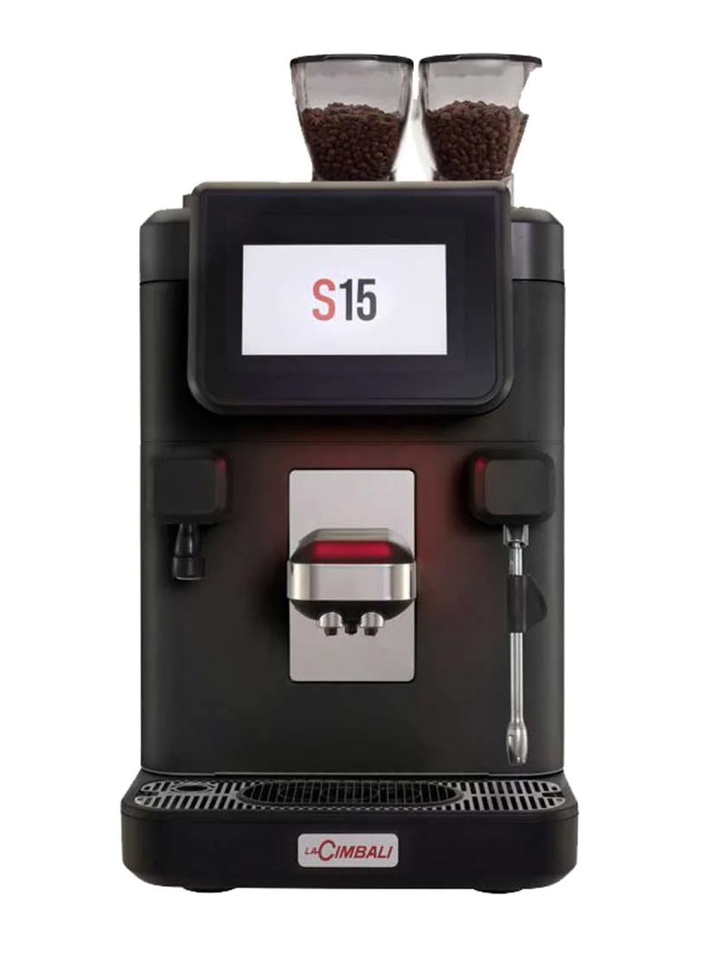La Cimbali S15 Super Automatic Commercial Espresso Machine, CP10 / 2 Step (Milk Frothing Done Manually)