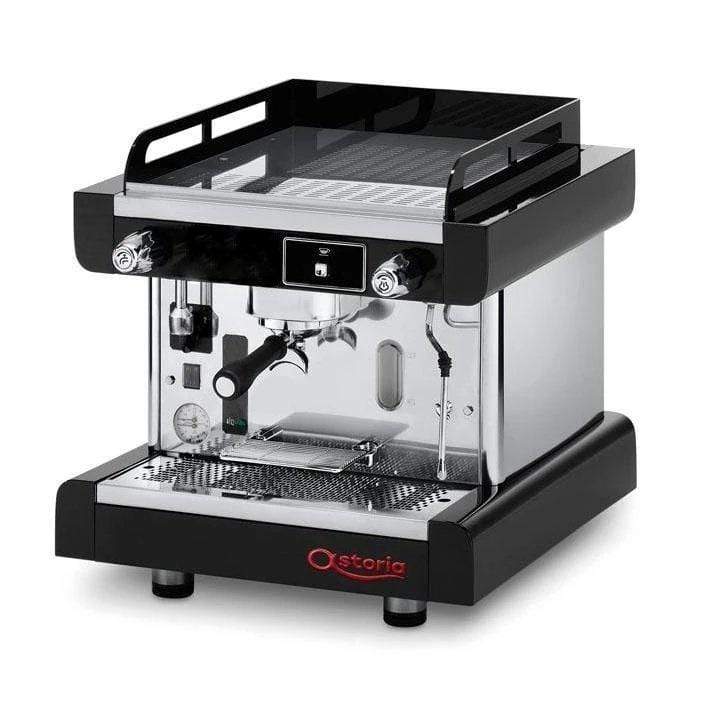 Astoria Espresso Machine Black/S.S. Astoria Pratic Avant XTRA AEP1 1 Group Semi-Automatic Commercial Espresso Machine