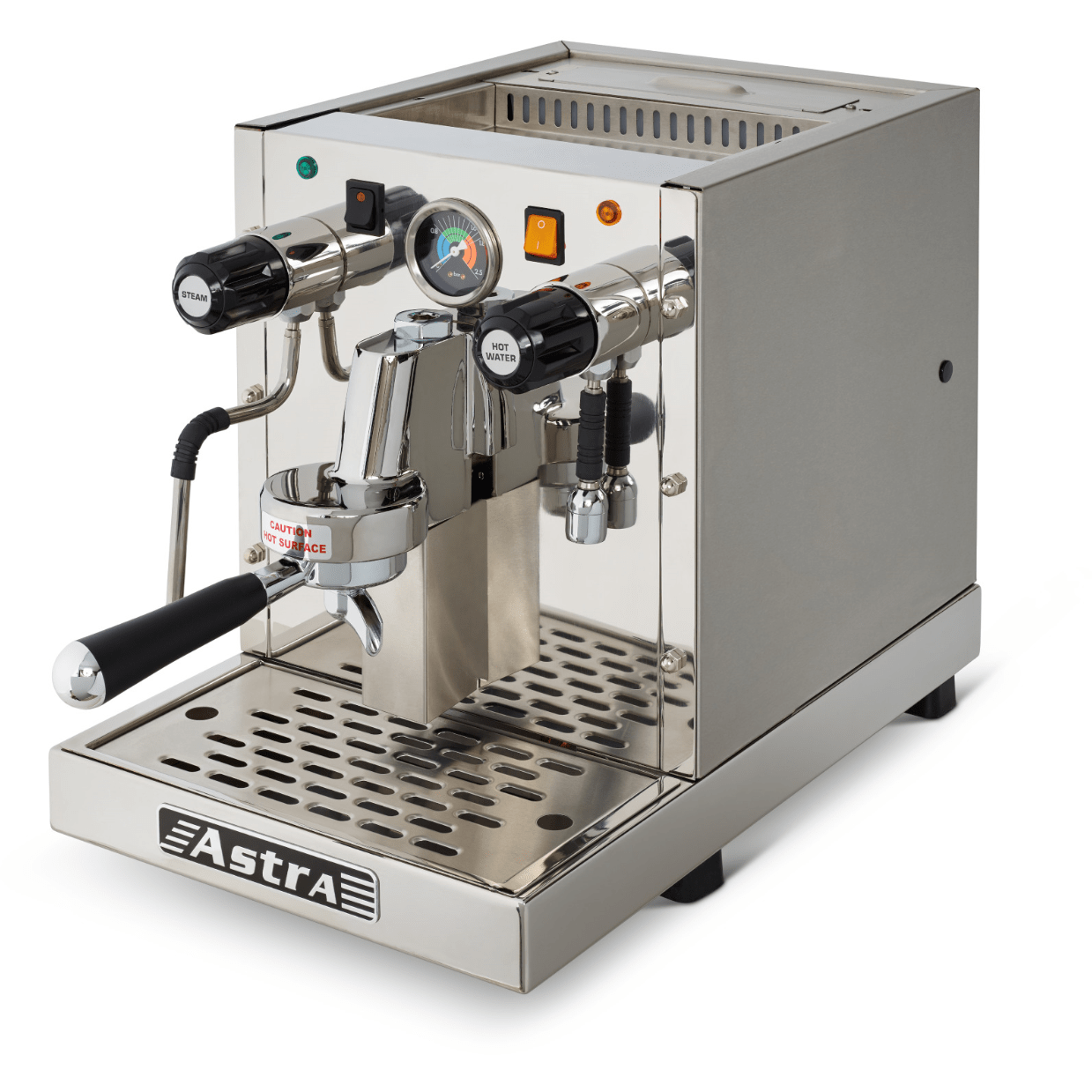 Astra Espresso Machine Astra Gourmet Semi-Automatic Pourover 1 Group Commercial Espresso Machine
