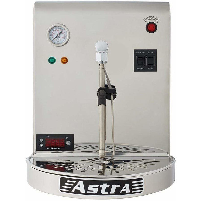 Astra STA1300, 1.3 KW Semi-Automatic Pourover Milk Frother & Beverage Steamer, 110V
