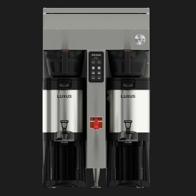 Fetco CBS-1152-V+ Twin Station Coffee Brewer 2x5.0 kW/3x5.0 kW E115252 - Majesty Coffee
