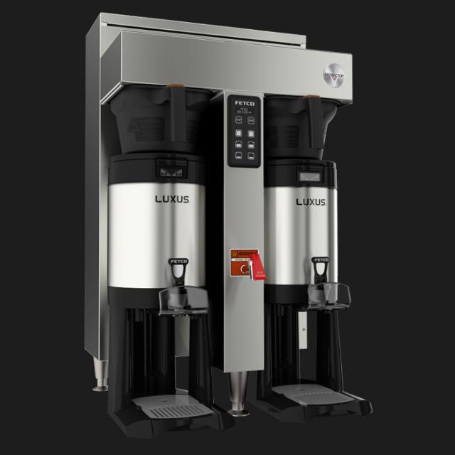 Fetco CBS-1152-V+ Twin Station Coffee Brewer 2x5.0 kW/3x5.0 kW E115252 - Majesty Coffee