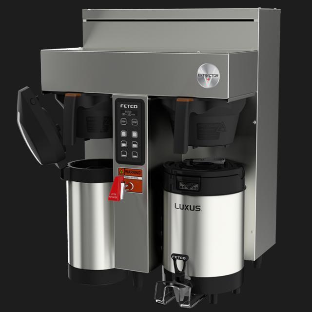 Fetco CBS-1132-V+ Twin Station Coffee Brewer 2x2.3 kW/200-240V E113252 - Majesty Coffee