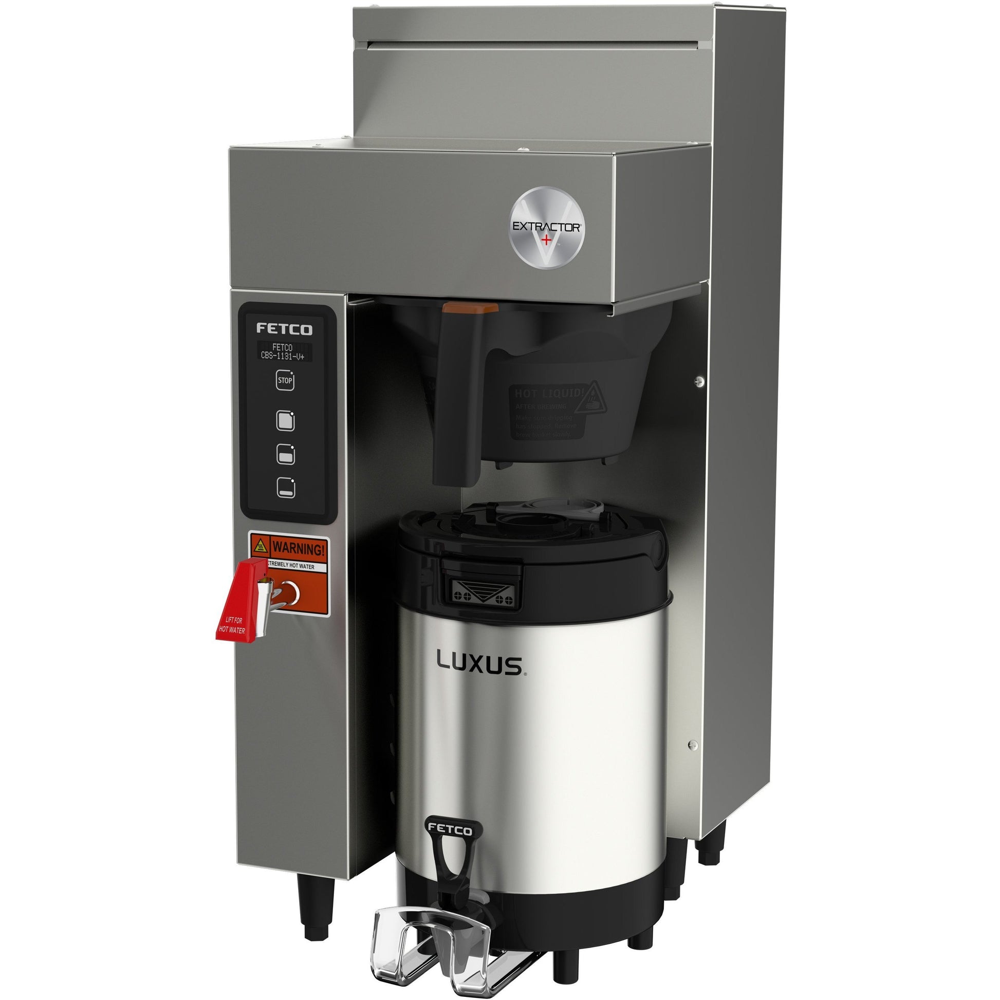 Fetco CBS-1131-V+ Single Station Coffee Brewer 1x1.5 kW/100-120V E113153 - Majesty Coffee