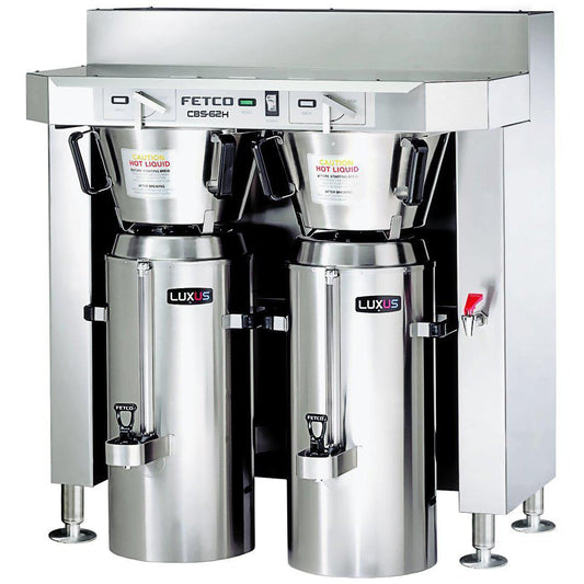 Fetco IP44 CBS-62H-30 Dual Station Brewer 3x4.0 kW/440-480V C62196MIP - Majesty Coffee