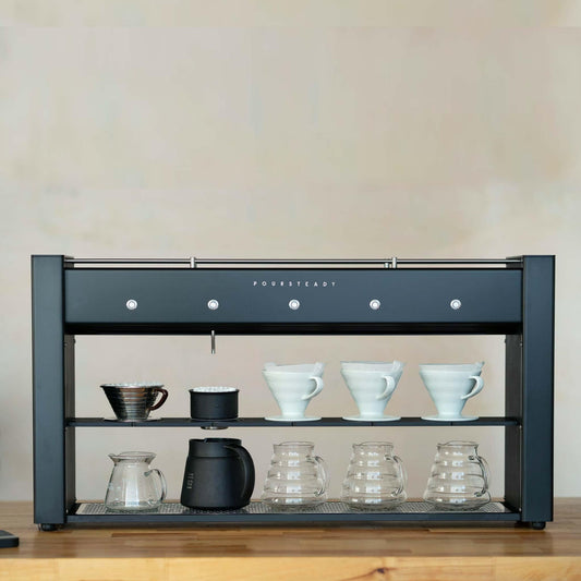 Poursteady Coffee Brewer Black upgrade Poursteady PS1 5-Cup System Commercial Pour-Over Coffee Brewer